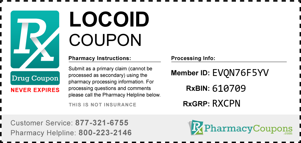 Locoid Prescription Drug Coupon with Pharmacy Savings