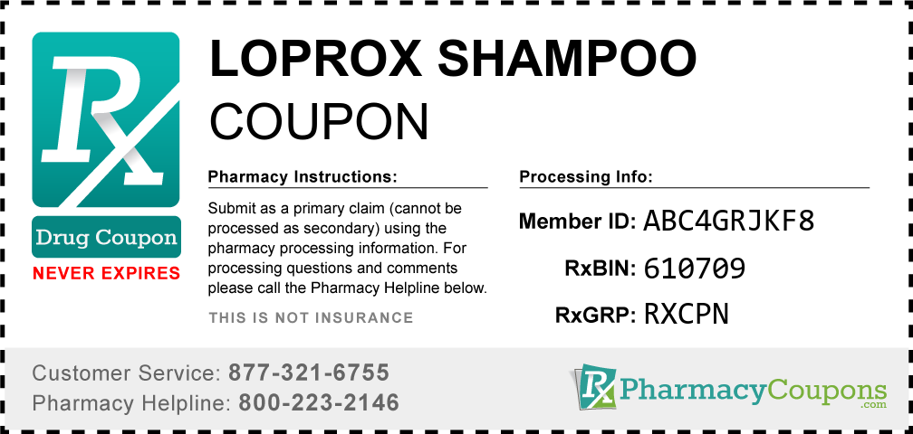 Loprox shampoo Prescription Drug Coupon with Pharmacy Savings