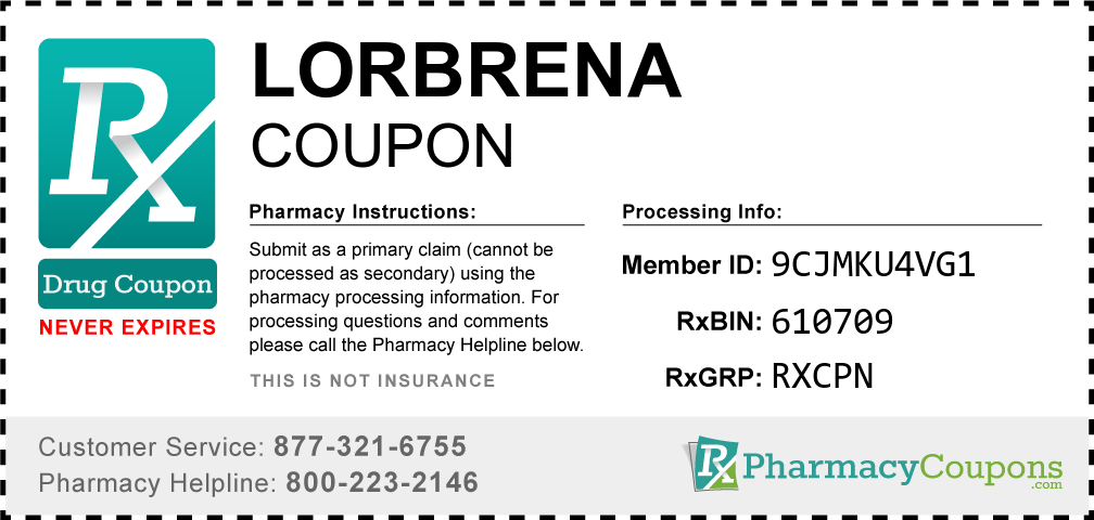 Lorbrena Prescription Drug Coupon with Pharmacy Savings