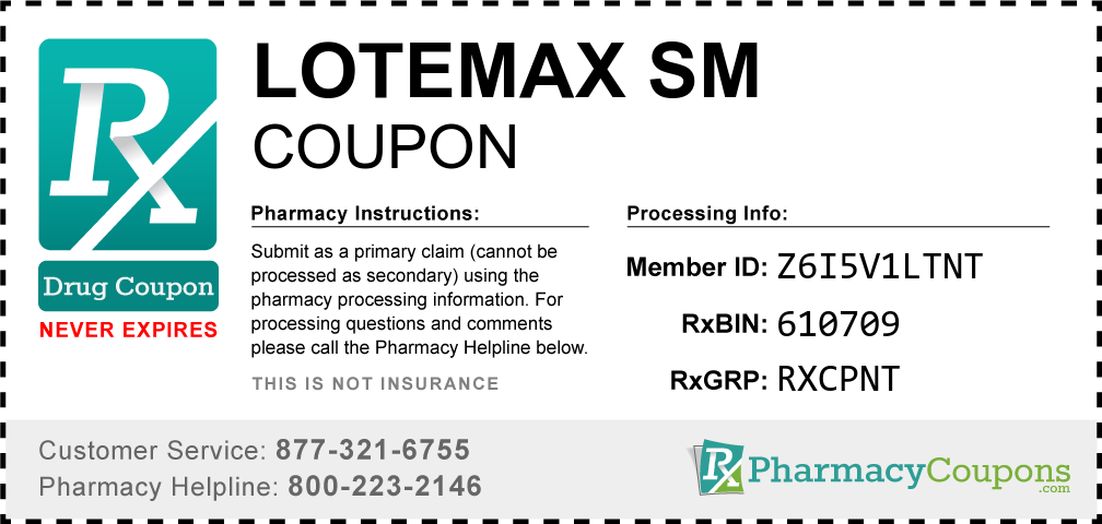 Lotemax sm Prescription Drug Coupon with Pharmacy Savings
