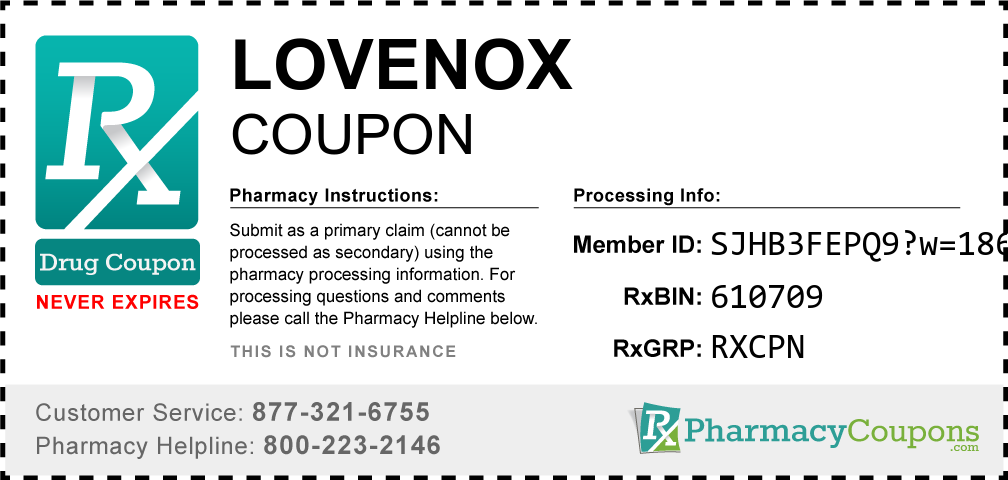 Lovenox Coupon Pharmacy Discounts Up To 80 