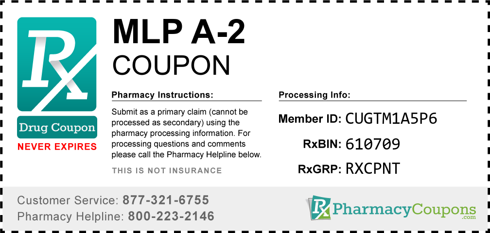 Mlp a-2 Prescription Drug Coupon with Pharmacy Savings