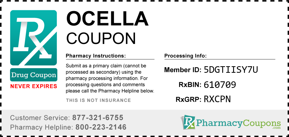 Ocella Prescription Drug Coupon with Pharmacy Savings