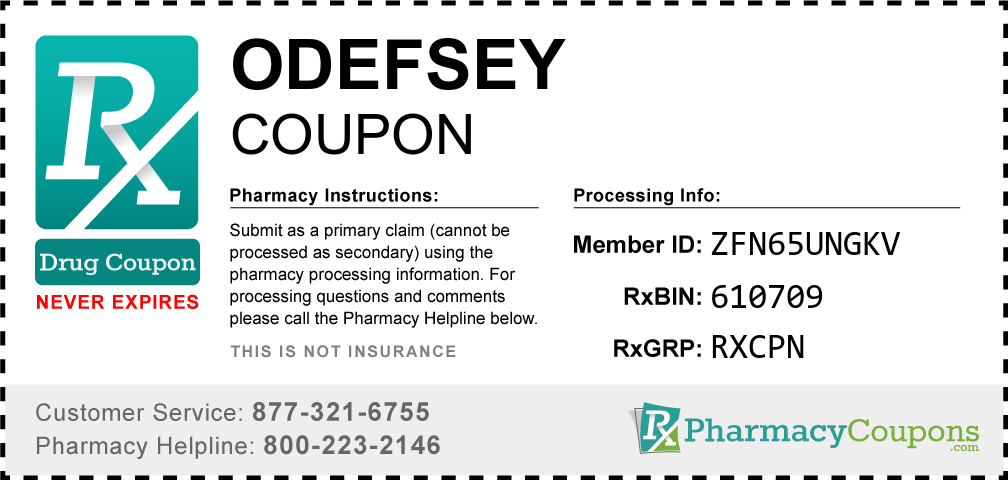 Odefsey Prescription Drug Coupon with Pharmacy Savings