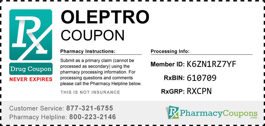Oleptro Prescription Drug Coupon with Pharmacy Savings