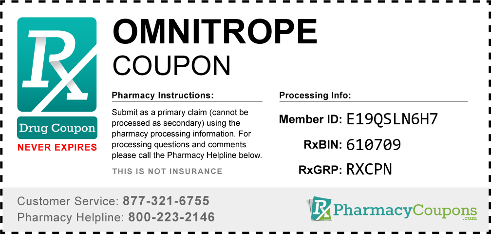 Omnitrope Prescription Drug Coupon with Pharmacy Savings