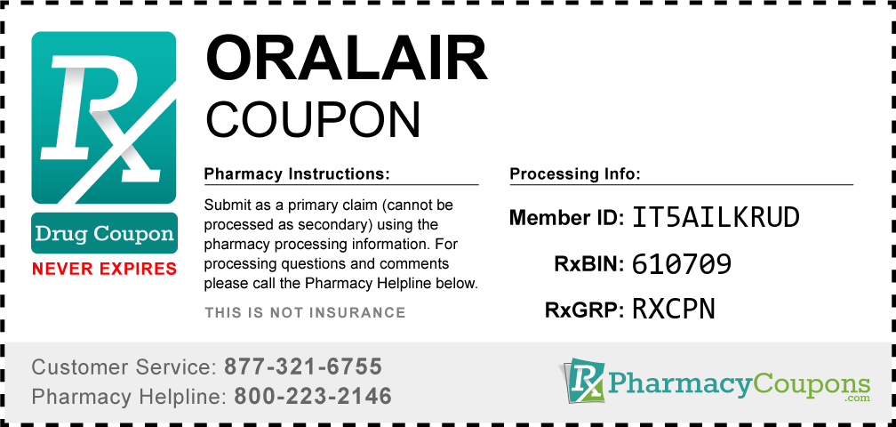 Oralair Prescription Drug Coupon with Pharmacy Savings