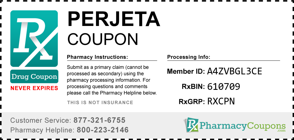 Perjeta Prescription Drug Coupon with Pharmacy Savings