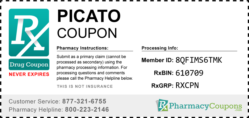 Picato Prescription Drug Coupon with Pharmacy Savings