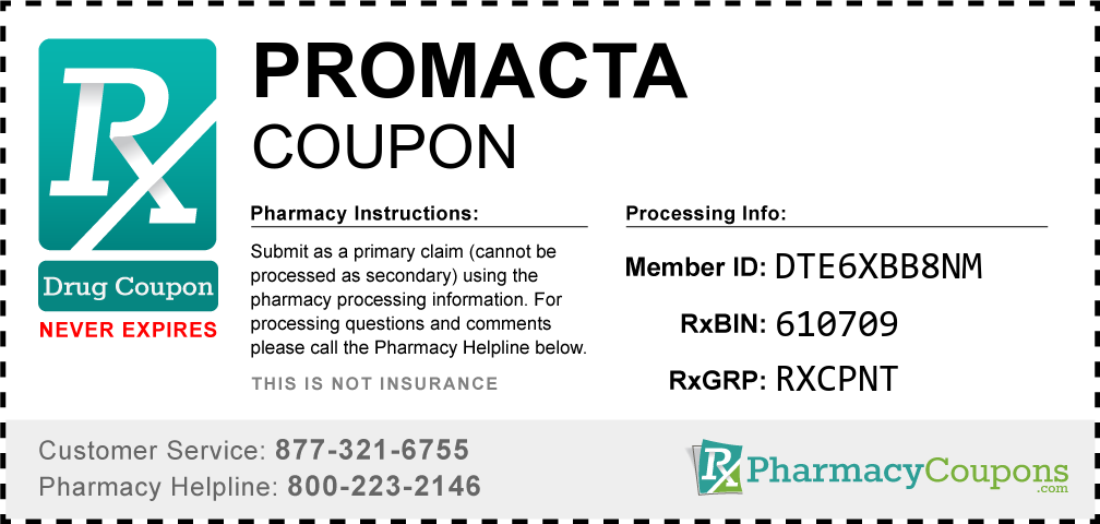 Promacta Prescription Drug Coupon with Pharmacy Savings