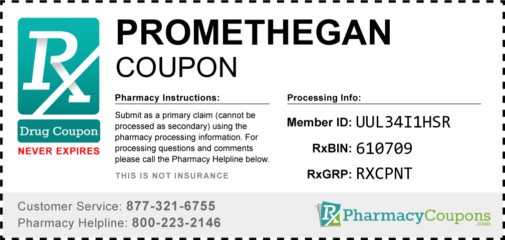 Promethegan Prescription Drug Coupon with Pharmacy Savings