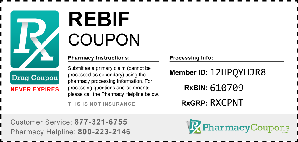 Rebif Prescription Drug Coupon with Pharmacy Savings