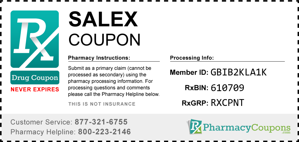 Salex Prescription Drug Coupon with Pharmacy Savings