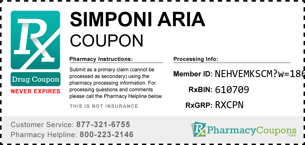 Simponi Aria Coupon Pharmacy Discounts Up To 80 