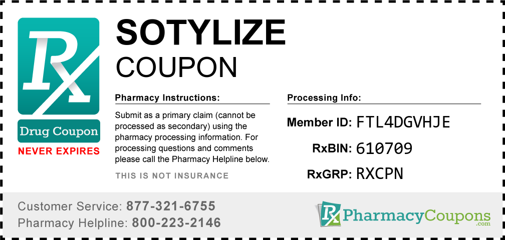 Sotylize Prescription Drug Coupon with Pharmacy Savings