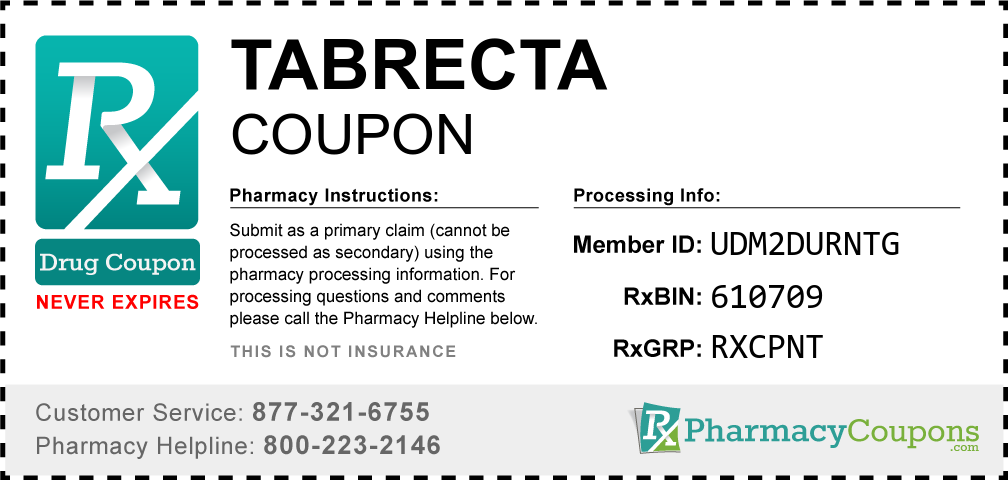 Tabrecta Prescription Drug Coupon with Pharmacy Savings