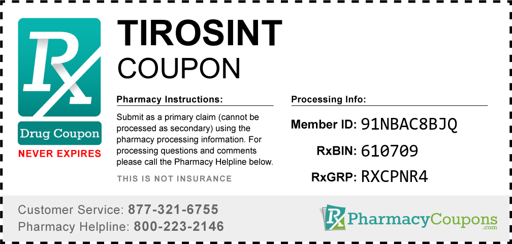 Tirosint Prescription Drug Coupon with Pharmacy Savings
