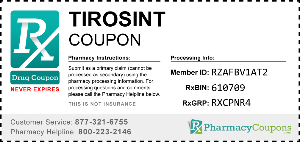 Tirosint Prescription Drug Coupon with Pharmacy Savings