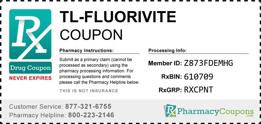 Tl-fluorivite Prescription Drug Coupon with Pharmacy Savings