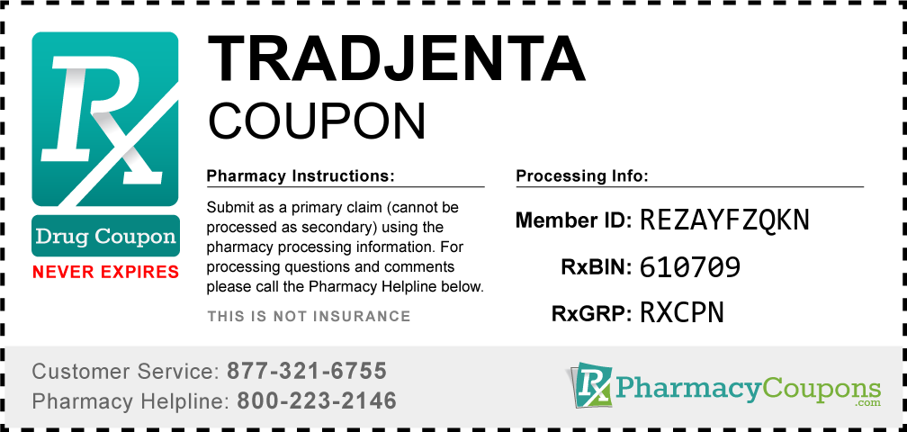 Tradjenta Prescription Drug Coupon with Pharmacy Savings