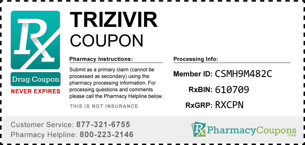 Trizivir Prescription Drug Coupon with Pharmacy Savings