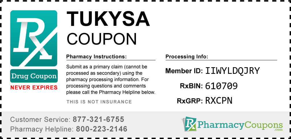 Tukysa Prescription Drug Coupon with Pharmacy Savings