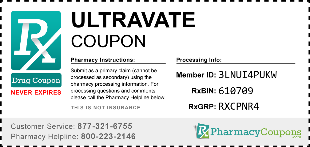 Ultravate Prescription Drug Coupon with Pharmacy Savings