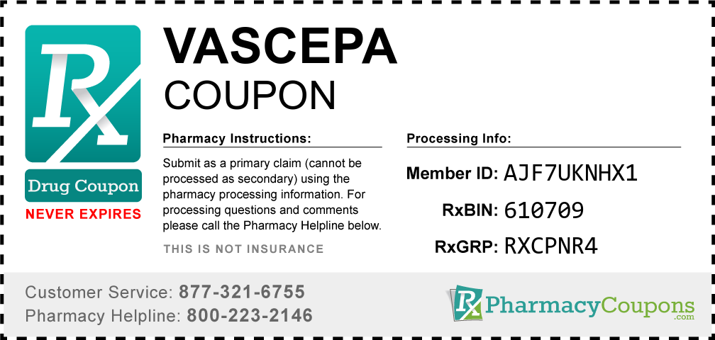 Vascepa Prescription Drug Coupon with Pharmacy Savings