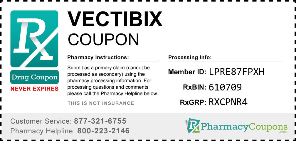 Vectibix Prescription Drug Coupon with Pharmacy Savings