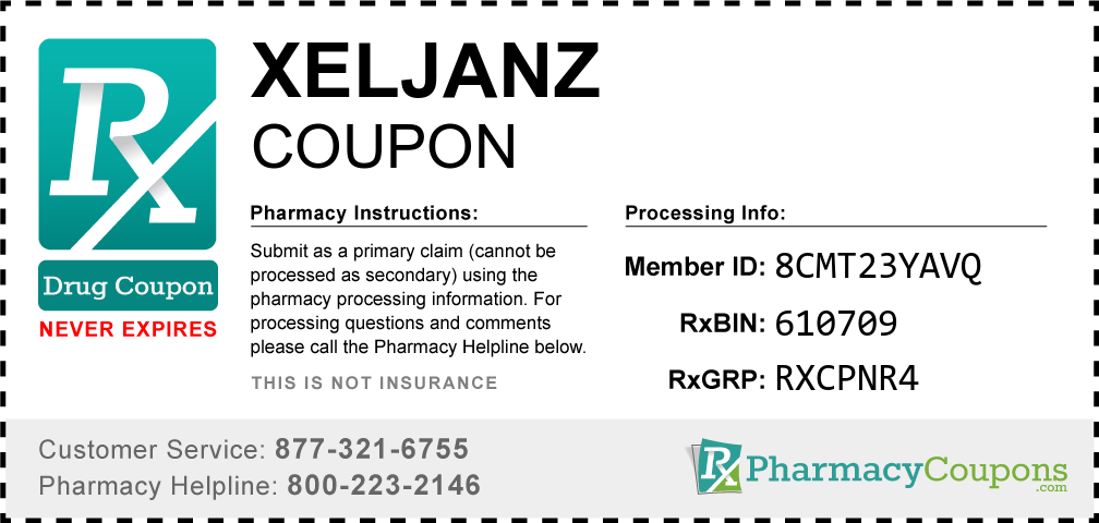 Xeljanz Prescription Drug Coupon with Pharmacy Savings