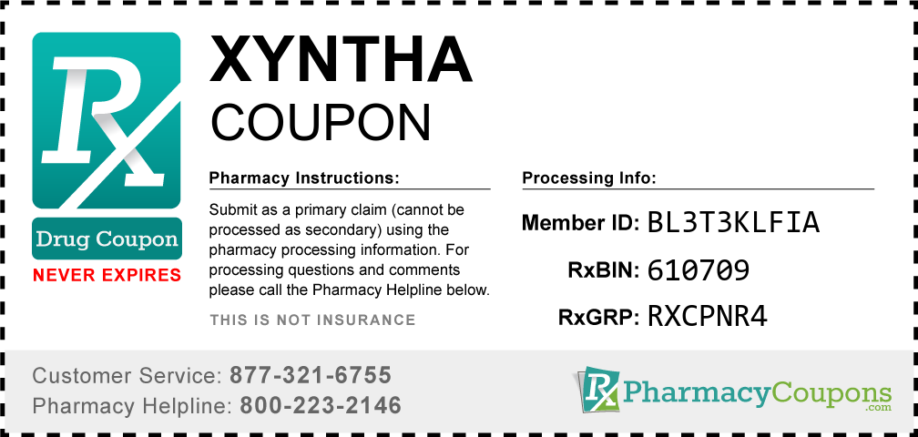 Xyntha Prescription Drug Coupon with Pharmacy Savings