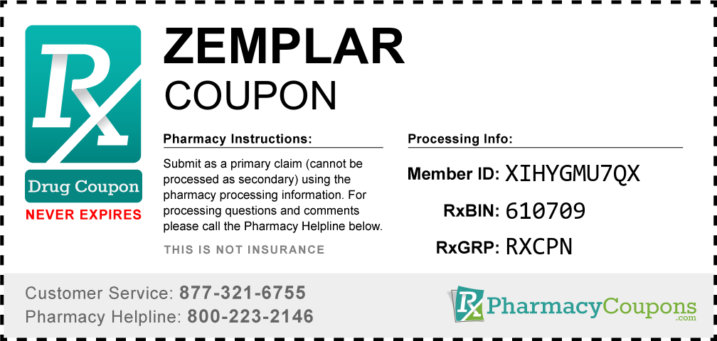 Zemplar Prescription Drug Coupon with Pharmacy Savings