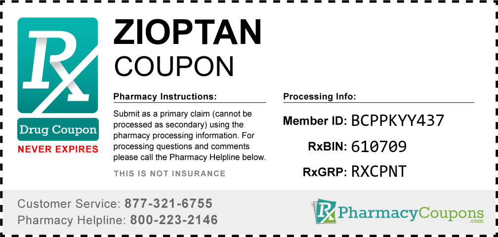 Zioptan Prescription Drug Coupon with Pharmacy Savings